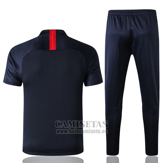 Chandal del Roma Manga Corta 2019-2020 Azul